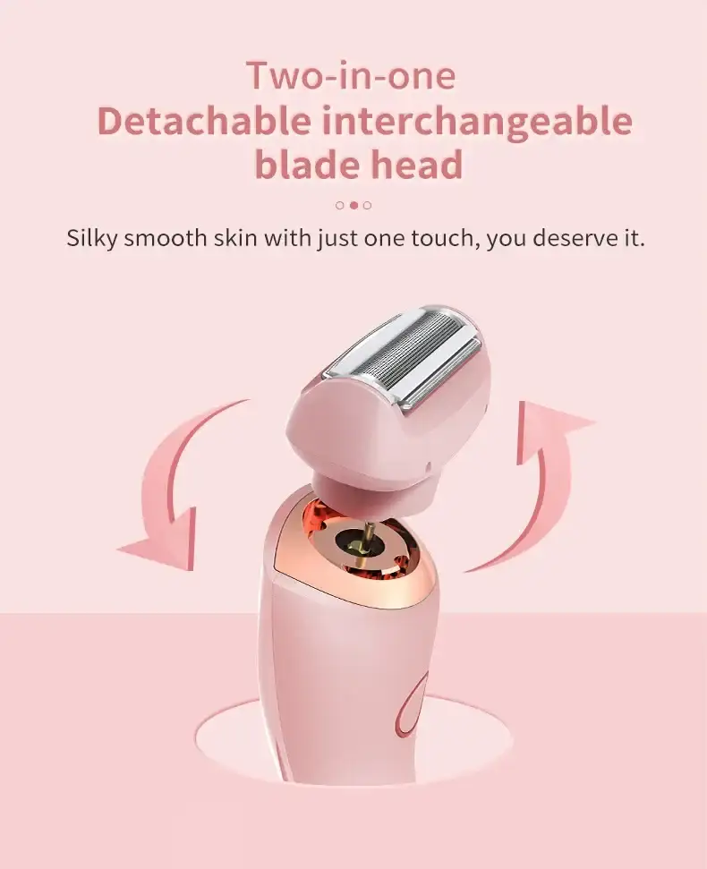 2-in-1 Electric Hair Remover for Women Epilator