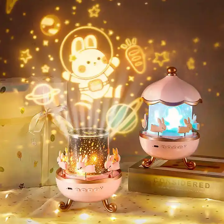Kids Night Light Projector – 21 Films (Rechargeable)