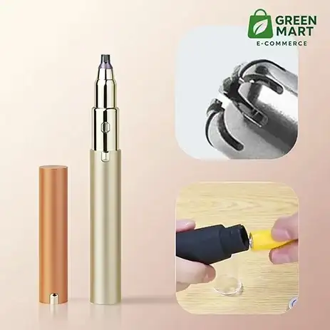 2-in-1 Electric Eyebrow and nose hair trimmer. Precision Grooming for Face & Nose – Safe, Quick & Painless
