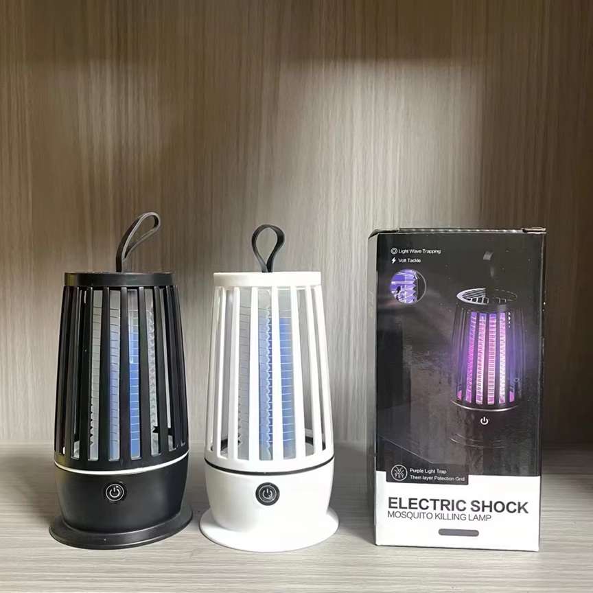 Electric Mosquito Zapper UV Bug Killer Portable Rechargeable Mosquito Trap Lamp