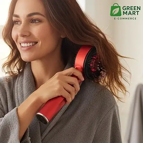 Electric Massage Comb – Red Light Therapy Scalp Massager